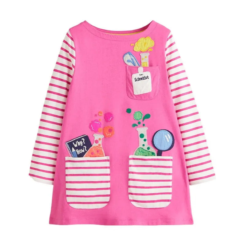 Long Sleeve Little Scientist Tunic Dress